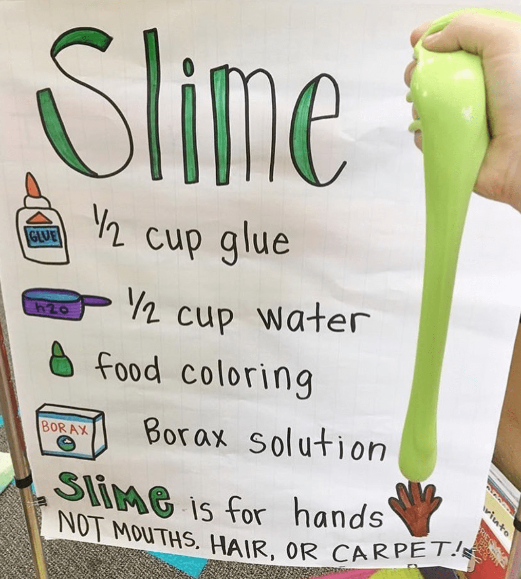 Recipes for Creativity Slime Recipe