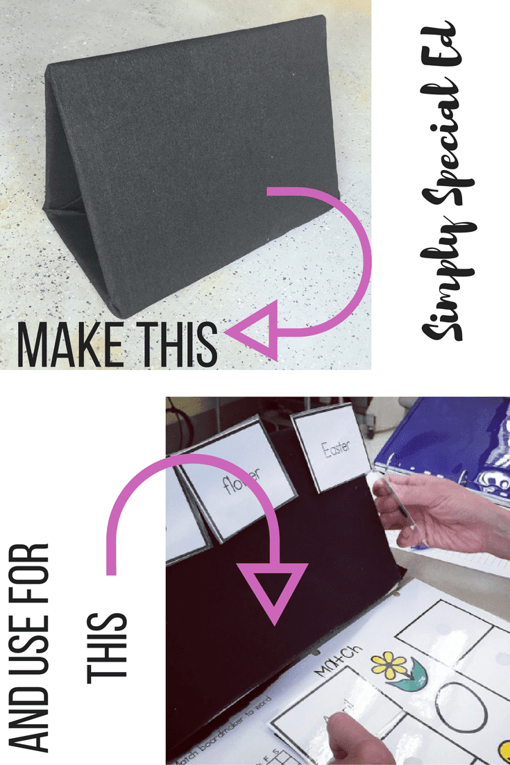 Folding black case to hold Task Box Materials