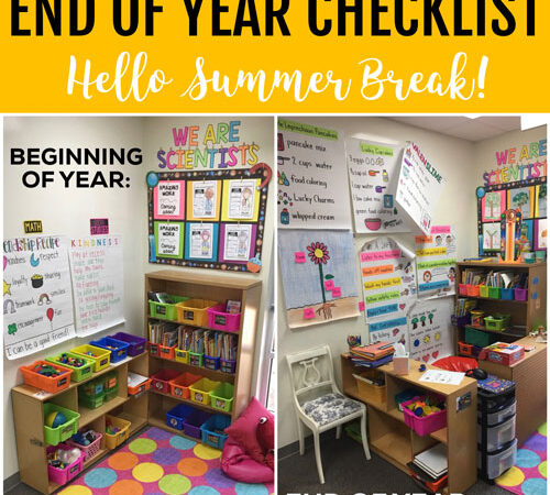 End of Year Teacher Checklist