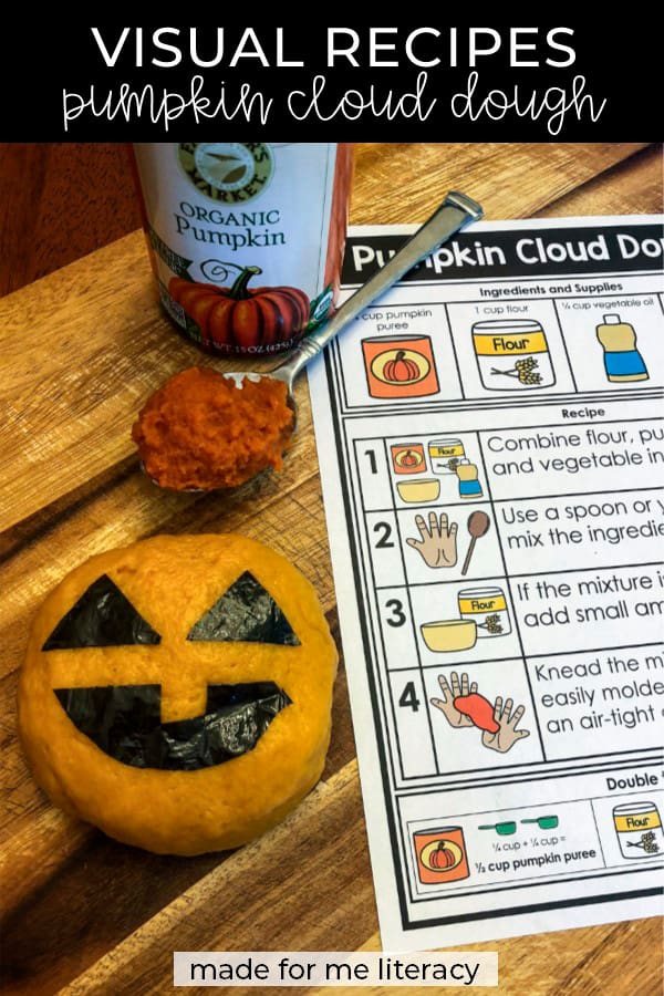 Pumpkin Cloud Dough Visual Recipe