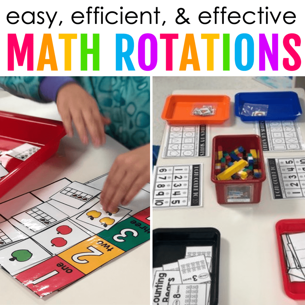 Math Rotations in a Pre-K Classroom Using Task Boxes