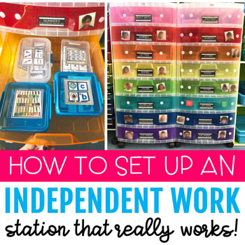 Task Box Independent Work System
