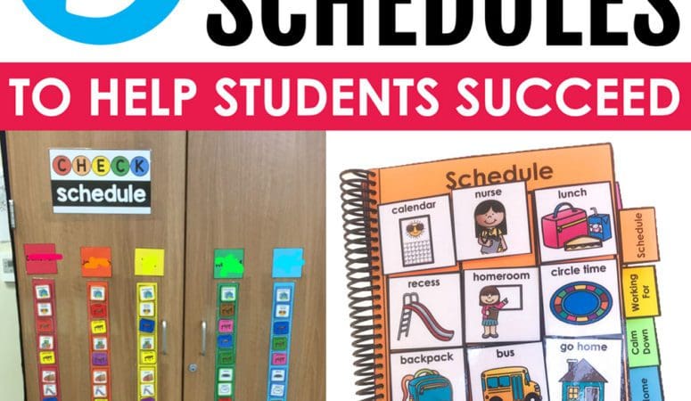 5 Tips for Successful Schedules in the SPED Room