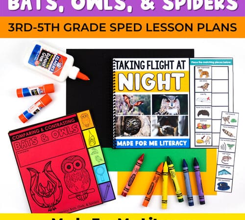 Special Education Lesson Plans for the Entire Month of October