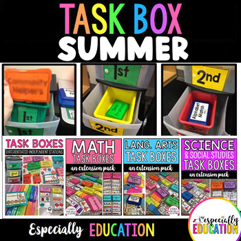 5 Benefits of Task Boxes for Special Education and Early Learners During Summer