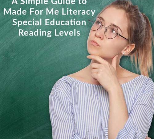 A Simple Guide to Made For Me Literacy Special Education Reading Levels